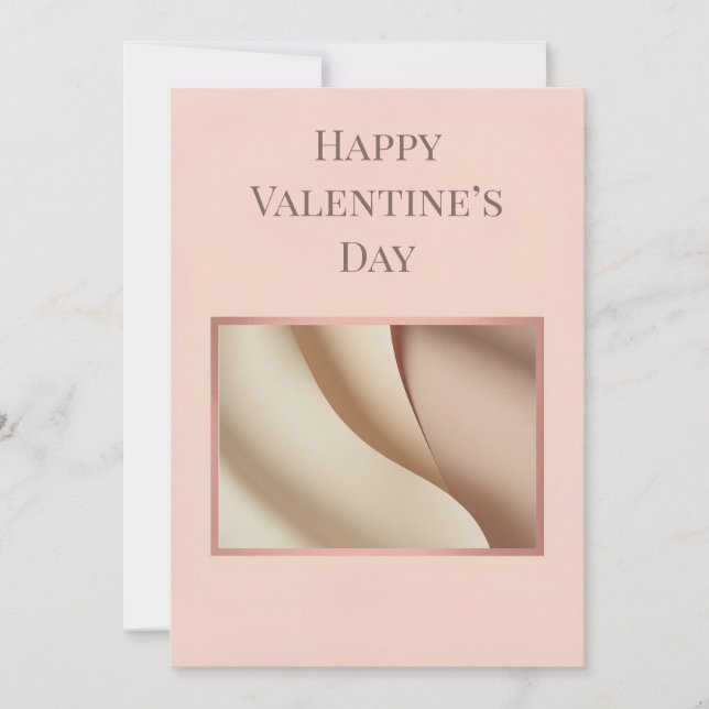 Minimalist Photo Valentine Card (Anverso)