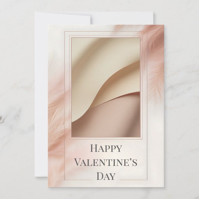 Minimalist Photo Valentine Card (Anverso)