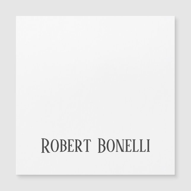 Minimalist Plain Black & White Modern Plain (Anverso)