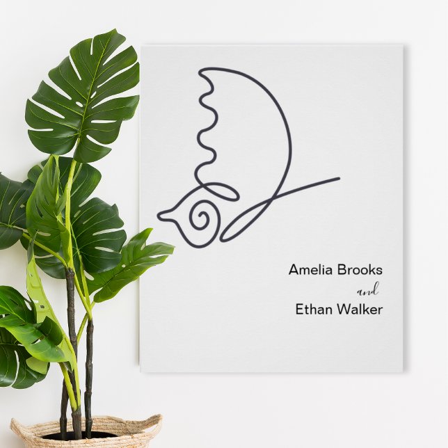 Minimalist Wedding Poster (Subido por el creador)