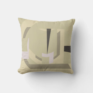 minimalista almohada abstracta moderna gris