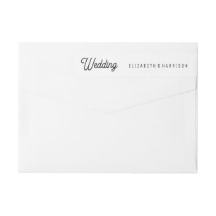 Minimalista - Blanco y negro - Boda