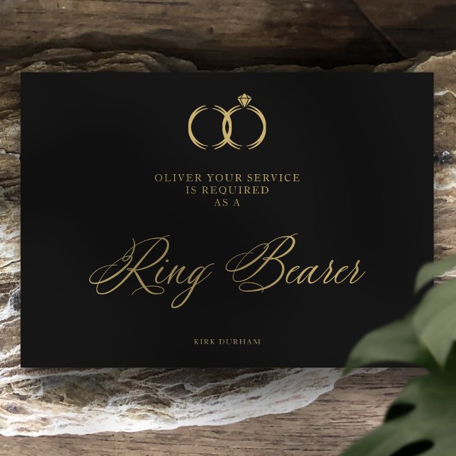 Minimalista Boda Rings Ring Bearer Luxury (Subido por el creador)