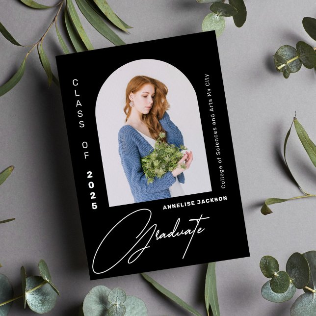 Minimalista clase elegante de graduación de fotos  (Subido por el creador)