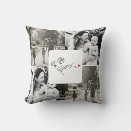 Minimalista Cojín decorativo moderno de foto mamá