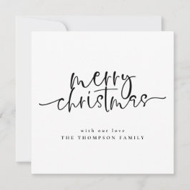 Minimalista Cualquier color Feliz Navidad Plana