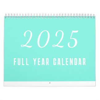 Minimalista de calendario simple 2025