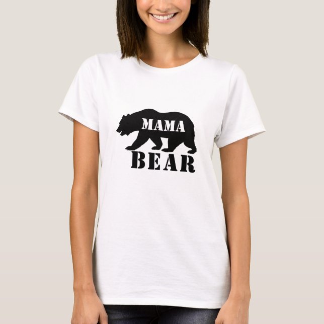 Minimalista diseño gráfico de camisetas de Mama Be (Anverso)