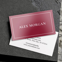 Minimalista Elegante Burgundy Plata Hoja Minimalis