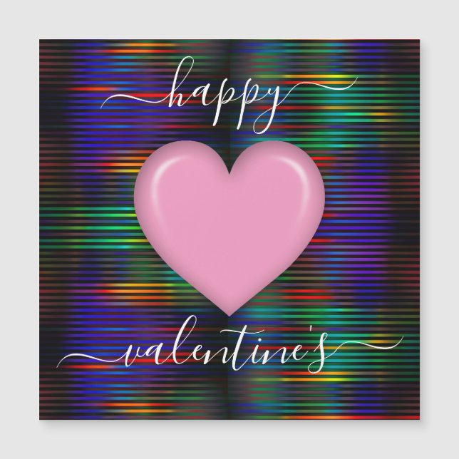 Minimalista Feliz Día de San Valentín (Anverso)