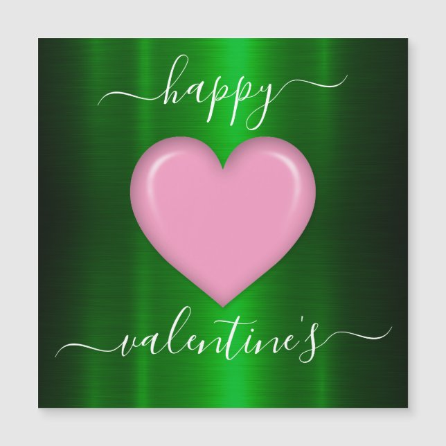 Minimalista Feliz Día de San Valentín (Anverso)