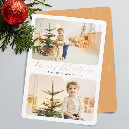 Minimalista Feliz Navidad Moderna 2 fotos