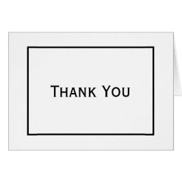 Minimalista Gracias Partido de la Boda Blanca y Ne