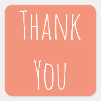 Minimalista Gracias Pegatina