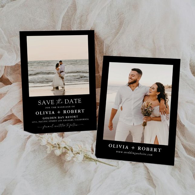 Minimalista Guardar la fecha con tarjeta de foto (Subido por el creador)