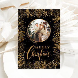 Minimalista moderno foto Navidad negro