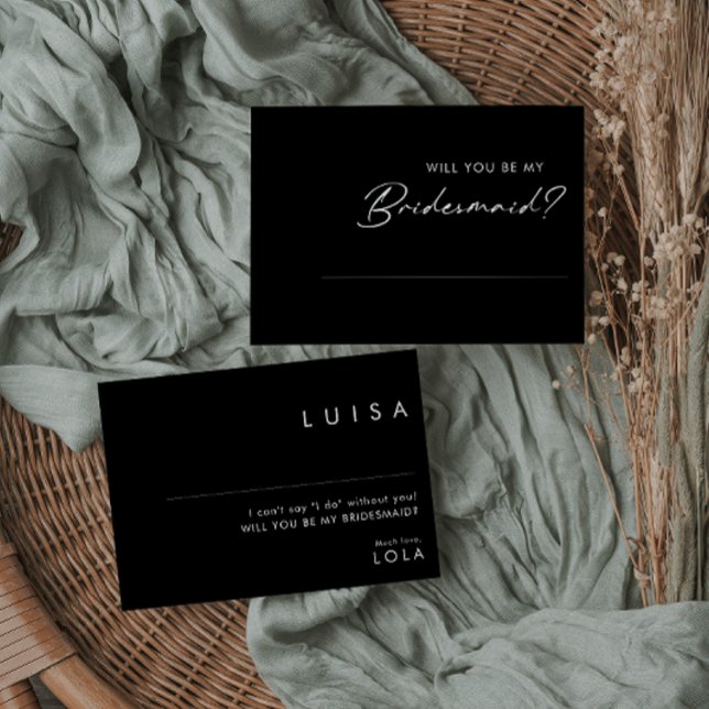 Minimalista moderno | Tarjeta de propuesta de la d (Subido por el creador)