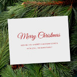 Minimalista no foto Feliz Navidad<br><div class="desc">Post minimalista no fotográfico de feriado navideño. Presenta una tipografía de guiones elegante.</div>