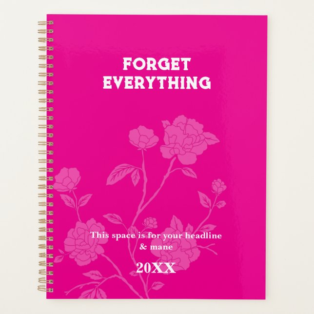 Minimalista planificador diario - Elegante y diver (Anverso)