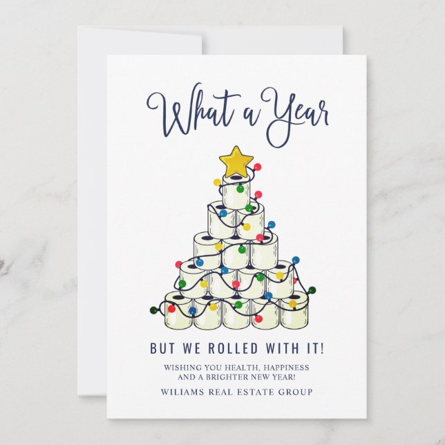 Minimalista qué año Navidad la empresa (Anverso)