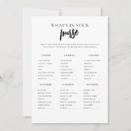 Minimalista qué hay en tu bolso tarjeta de ducha d