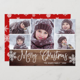 Minimalista Rústico Feliz Navidad 5 FOTOS