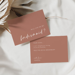 Minimalista Serás Mi Invitación De La Novia