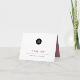 Minimalista-Simple-Empresa Gracias Con Tarjeta