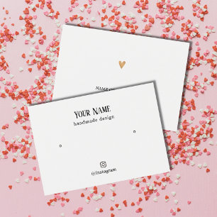 Minimalista tarjeta de ganadería elegante Faux Gol