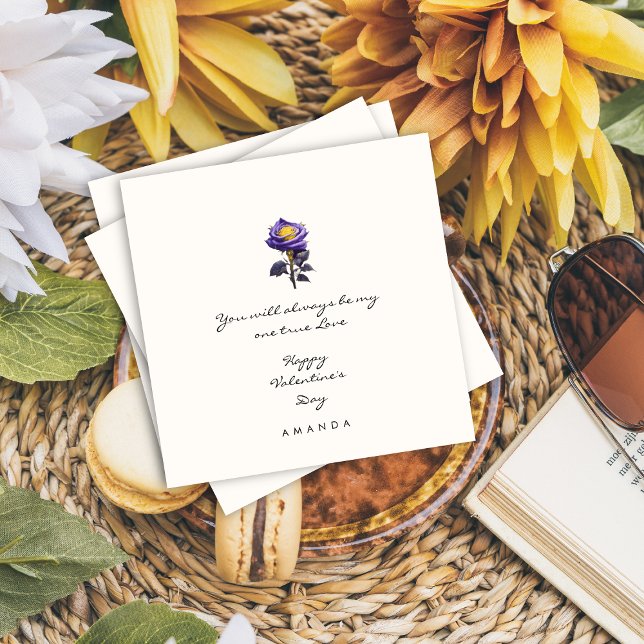 Minimalista tarjeta de San Valentín Rosa Cute (Subido por el creador)