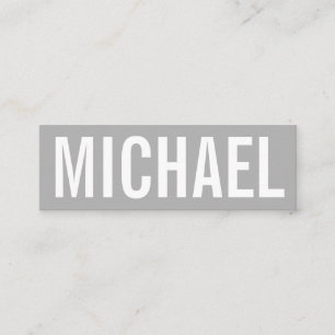 Minimalista tarjeta profesional de presentación mo