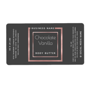 Minimalista tipografía moderna etiqueta de marco d