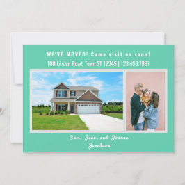 Minimalistas 2 fotos que mudamos de Invitación