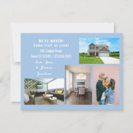 Minimalistas 4 fotos que mudamos de Invitación