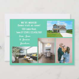 Minimalistas 4 fotos que mudamos de Invitación