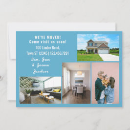 Minimalistas 4 fotos que mudamos de Invitación