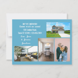 Minimalistas 4 fotos que mudamos de Invitación