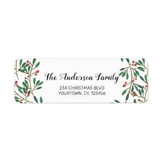 Minimalistas etiquetas de pegatinas de Navidad per
