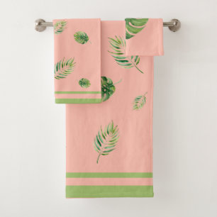 Minimalistas hojas verdes tropicales exóticas