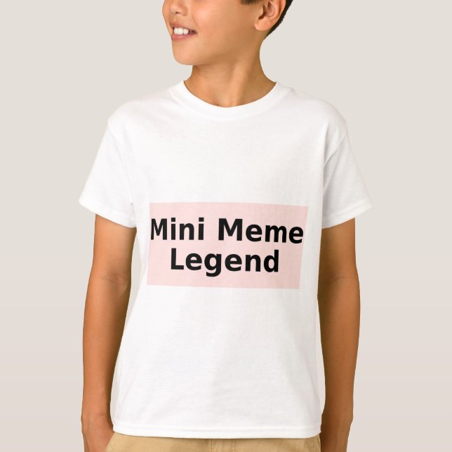 Minimeme Leyenda de niños camiseta (Anverso)