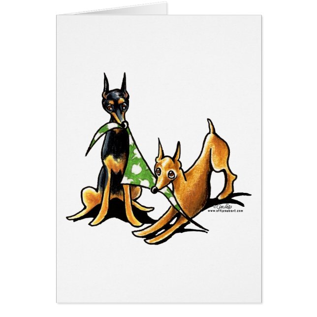 Minimizar Pinscher en manzanas (Frente)