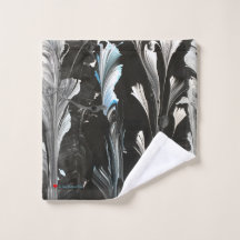 Mínimo Corazón Rojo Blanco Negro Azul Jardín Origi