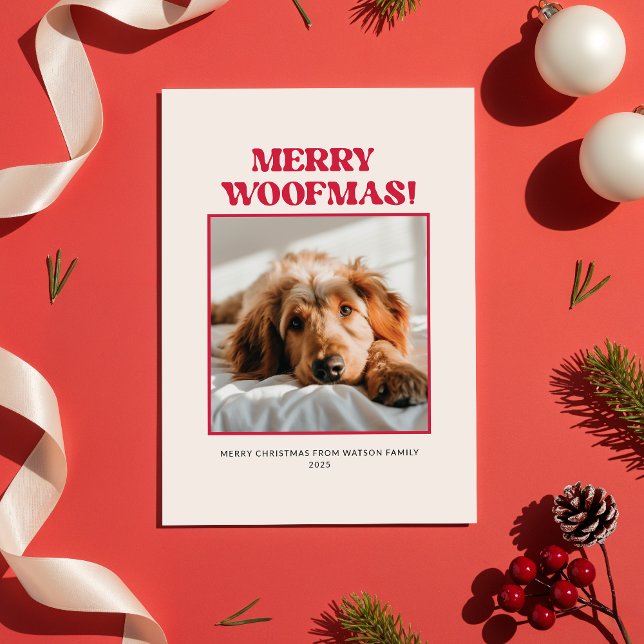 Mínimo Cute Divertido Perro Mascota Foto Navidad (Subido por el creador)