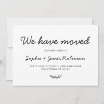 Mínimo Hemos Mudado Nueva Invitación De Traslado A