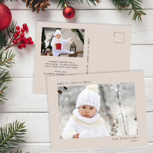Mínimo moderno Fotos de navidad en el té de navida