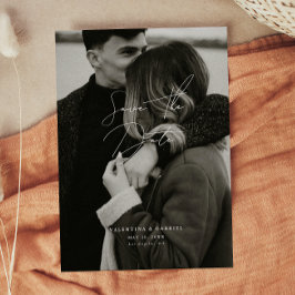 Mínimo moderno Guardar la invitación de fecha