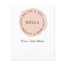 Mínimo moderno Rubor Salon Spa Coupons Flyer