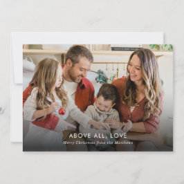 Mínimo Moderno Sobre Todo Amor Navidad Foto