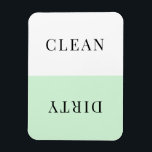 Mínimo Pastel Verde Deslavavajillas Limpiar imán s<br><div class="desc">Lavavajillas verde pastel minimo imán limpio o sucio para indicar platos en la cocina de casa.</div>