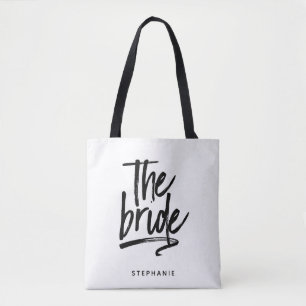 Mínimo Personalizado La Bolsa De La Novia Tote